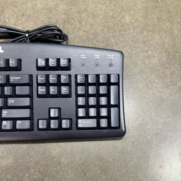 Dell SK-8110 PS/2 Wired Keyboard 104-Key QWERTY OEM 7N242 Tested - Picture 2 of 7